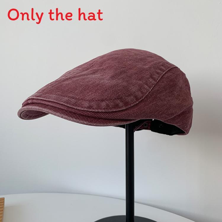 Vintage Denim Flat Cap With Breathable Cotton For Women Summer Casual Fashion