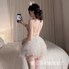 Neck apron pure desire maid halter suit uniform temptation flirting hip free sex underwear suit
