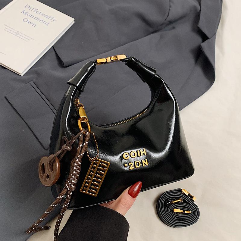 High-End Maillard Handtasche Damentasche Neue Mode Mode Retro Ein-Schulter Umhängetasche Lässige Knödeltasche