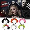 Halloween Headband with Dark and Rose Hair Accessory for Party Costume