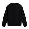Li Ning Sports Lifestyle Series Letter Round Neck Breathable Versatile Casual Sports Sweatshirt Men sweatshirt Black AWDV567-4
