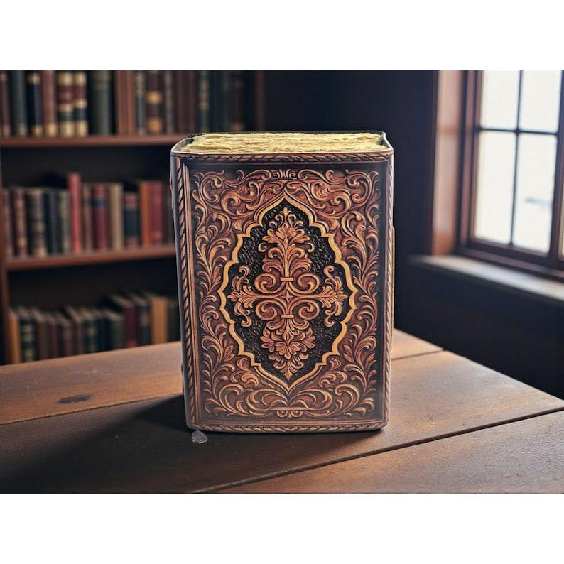 Owl Leather Grimoire | Witchcraft Spell Book, Handmade