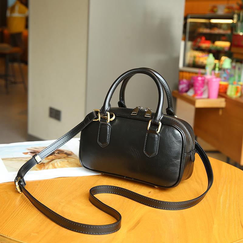 Top-layer Cowhide Crossbody Handbag for Women, Stylish 2025 New Model, Genuine Leather Casual Versatile Shoulder Bag for Women, Fashionable