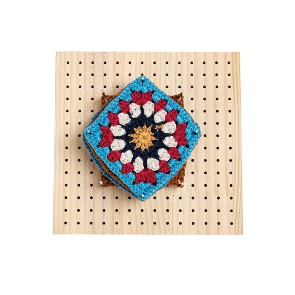 DIY Knitting Blocking Mat Square Pottery Clay Base Plug Board Crochet Blocking Boards  Needlework