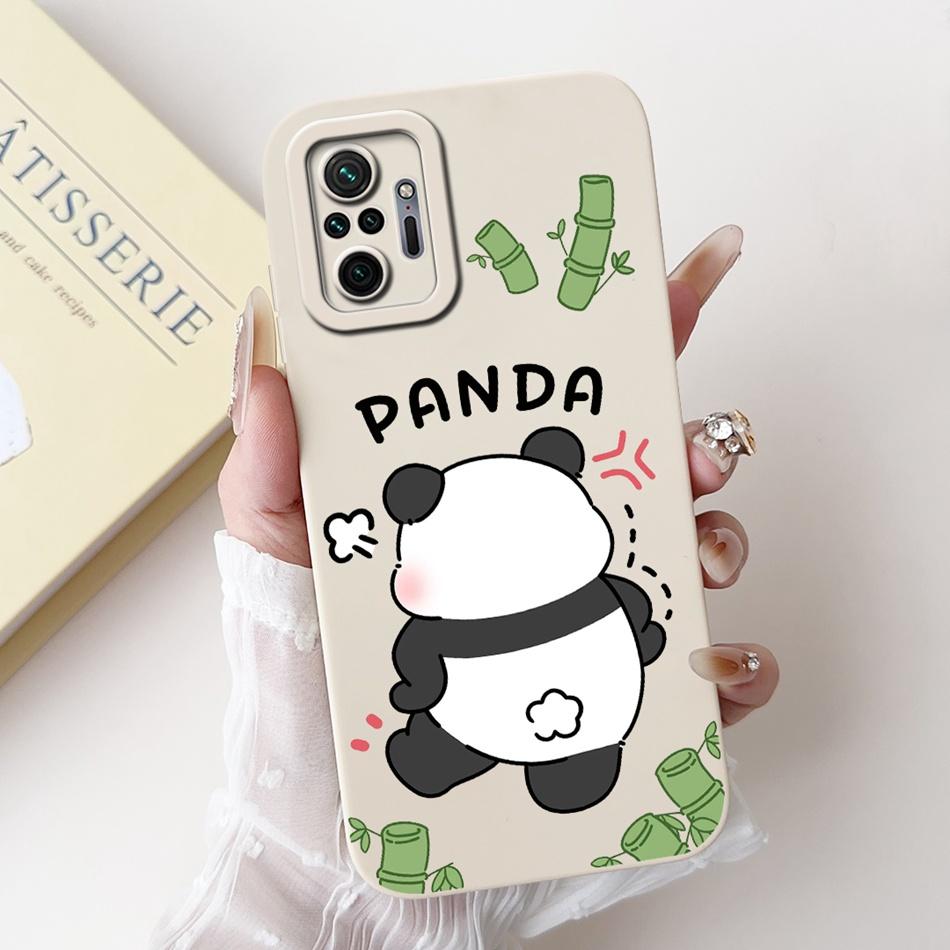 For Xiaomi Redmi Note 10 Pro Cute Panda Rabbit Cartoon Soft Silicone Case For Redmi Note 10 Pro 4G Shockproof Phone Cases