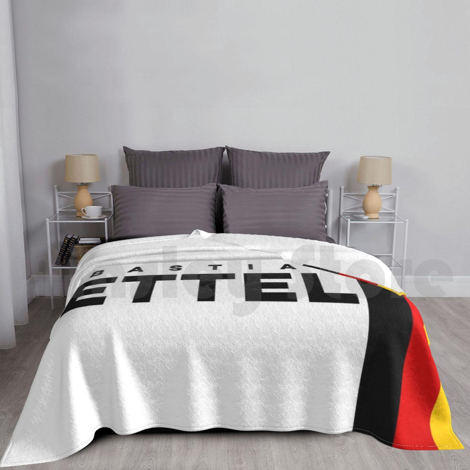 Vettel Helmet Blanket For Sofa Bed Travel Vettel Seb Vettel Helmet 5 Sv5 Size: 75*100cm, Weight: 230 GSM
