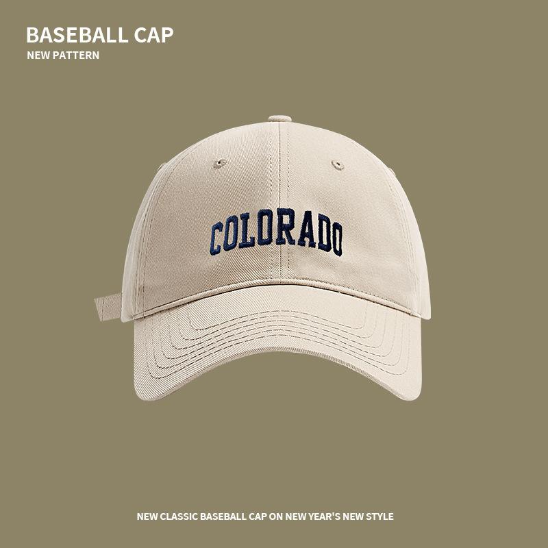 Baseball Cap Women's Spring and Summer Deep Top Wide Brim Big Head Circumference Peaked Cap Couple Versatile Trendy Face Small Sun Protection Visor