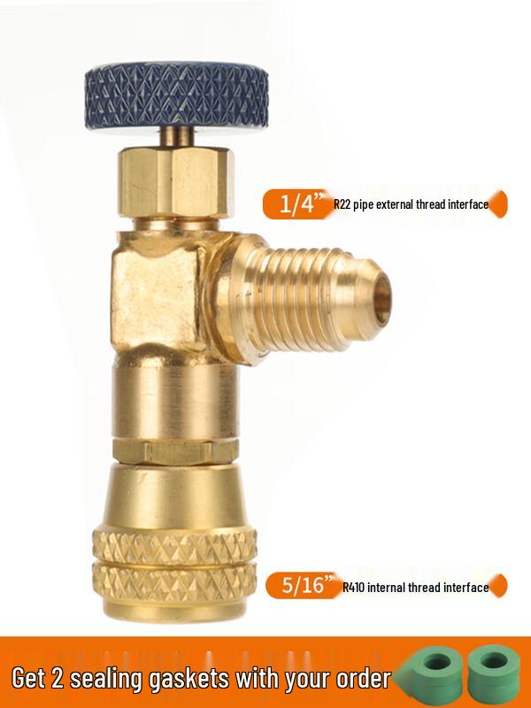 Kangzerunhe R410/R22 AC Refrigerant Charging Safety Valve