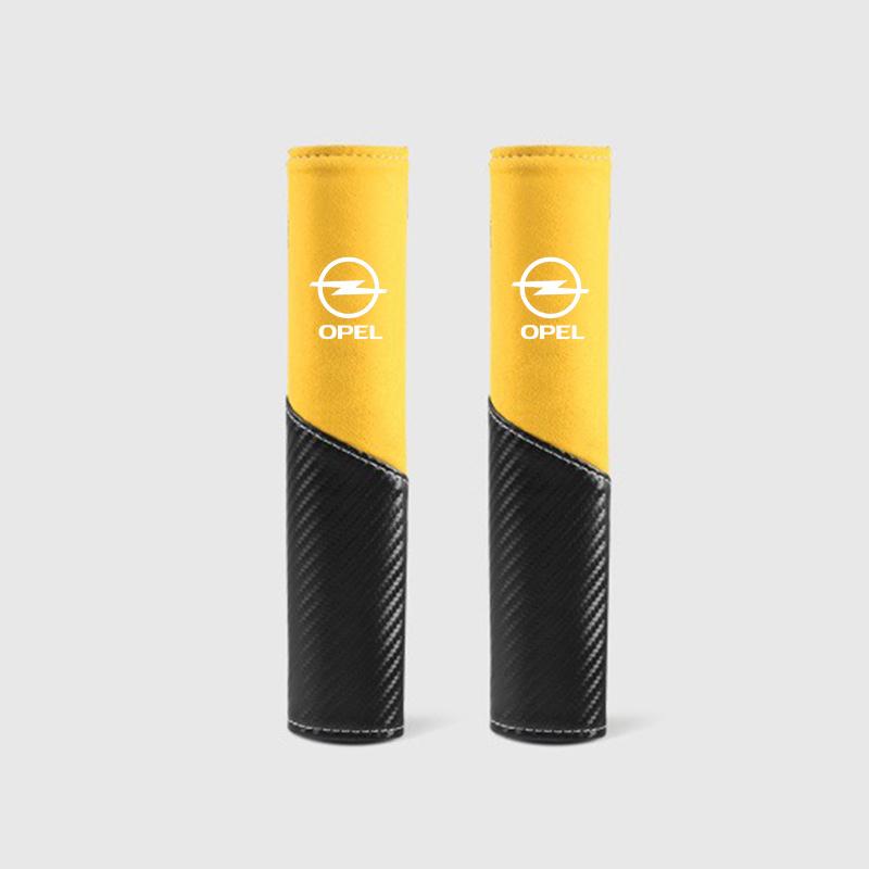 2Pcs Car Seat Belt Shoulder Pad Protection Cover For Opel Astra G H J K F Corsa D Zafira B Insignia Mokka Regal Auto Accessories QS7