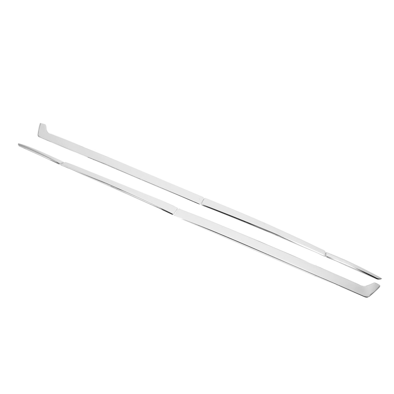 

6 Pcs Car Body Door Trim Cover Self Adhesive Stainless Steel Chrome Plated Body Door Decorative