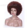 Fashion Short Curly Hair Full Wigs Brown Afro Curly Wig for Women