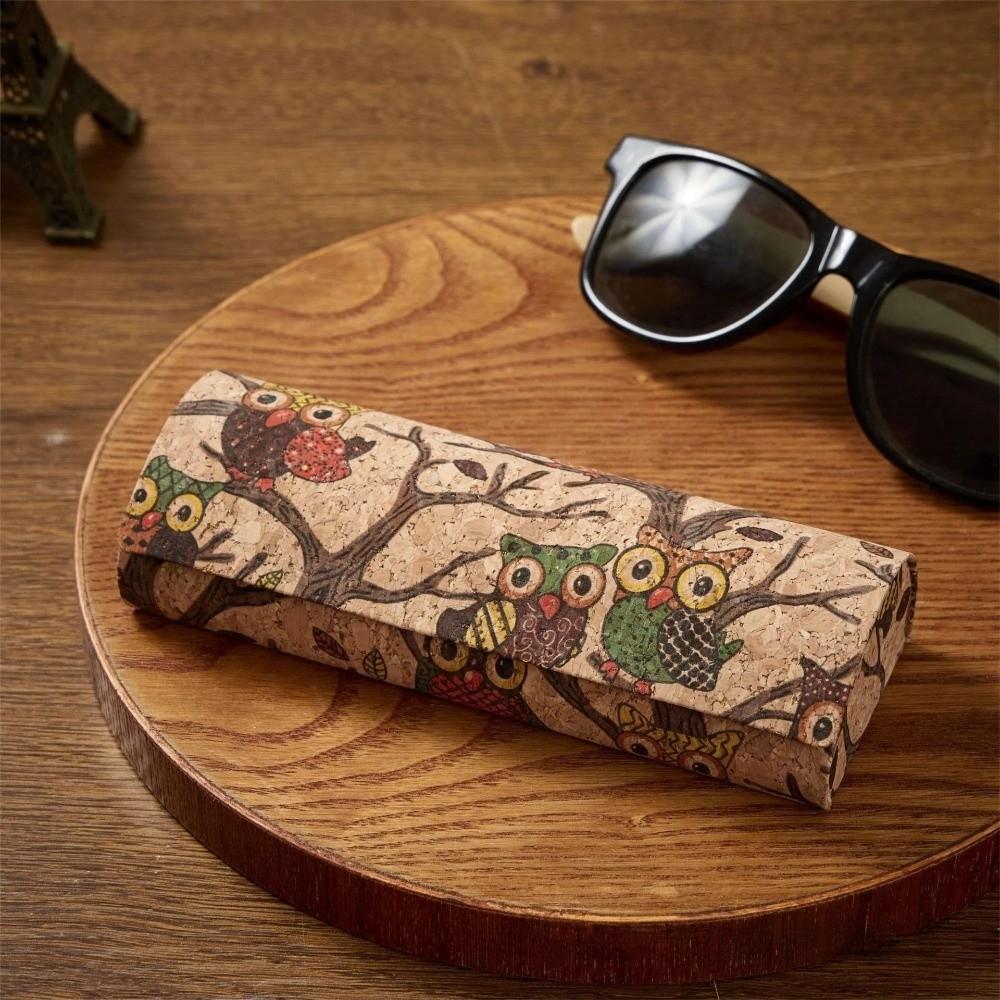 Exotic Pattern Glasses Box Anti-pressure Sunglasses Storage Box Vintage Glasses Case Women