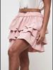 2026 European & American Women's Multi-layer Pleated High-waist Puffy Mini Skirt