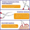 Stainless Steel Zip Tie Remover Silicone Handle Zip Tie Cutter  Zip Tie Release