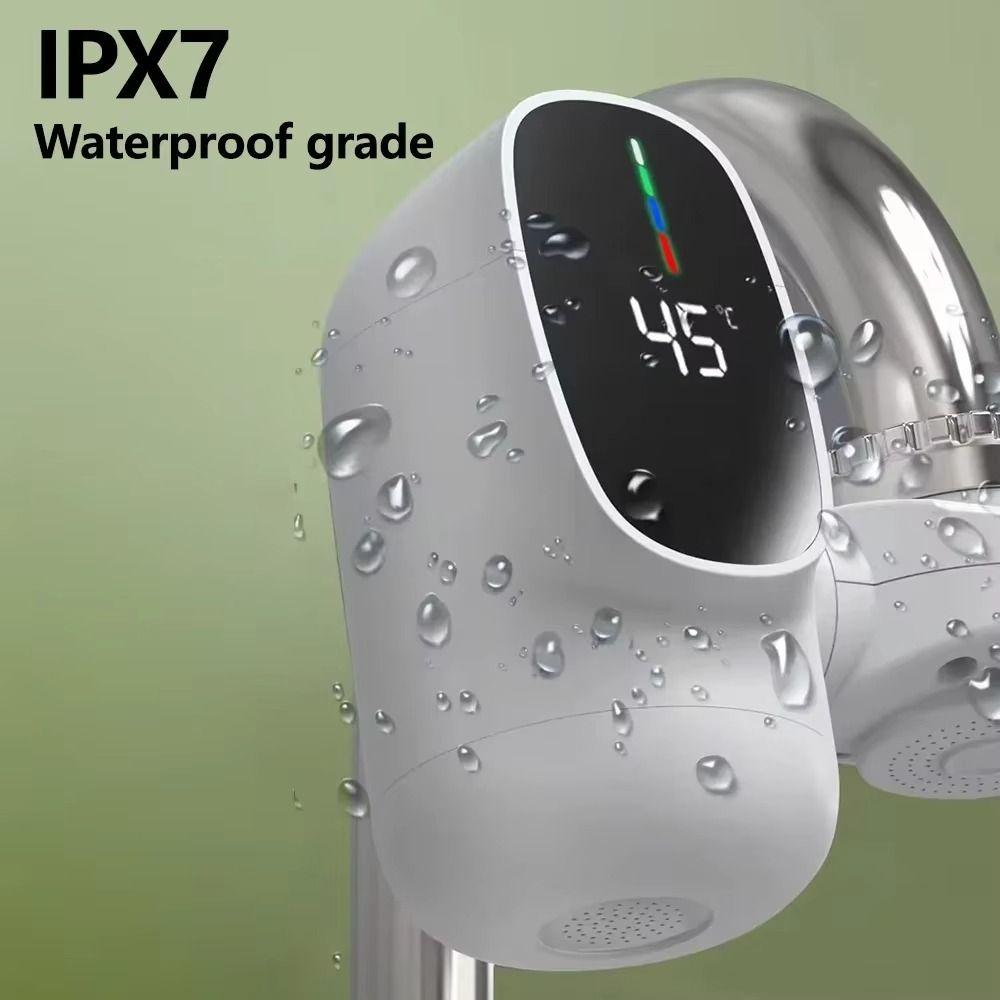 3000W Fast Heating Instant Water Heater Temperature Display Digital Display Tankless Heaters Portable Electric Fast Heating Tap