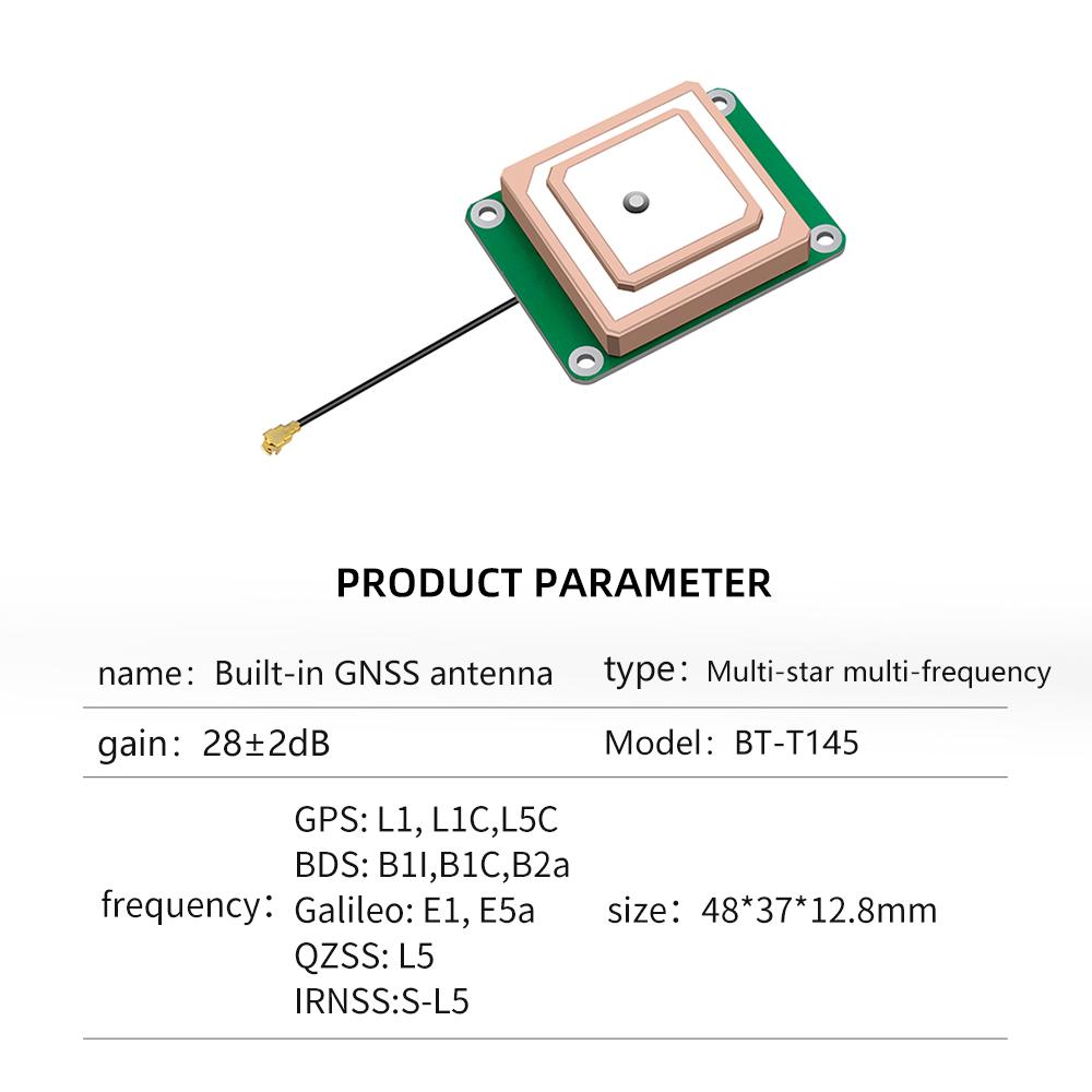 Beitian GNSS antenna GPS Beidou small size built-in dual-frequency L1+L5 ceramic high-gain navigation BT-3220
