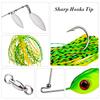 Bearded Lure Bait 10g 14g Lead Block Tassel Sequin Anti Hanging Bottom Lure Bait Bionic Bait