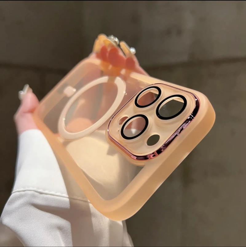 

Роскошный прозрачный чехол Magsafe с беспроводной зарядкой для iPhone 11 12 13 14 15 Pro Max Plus, мягкий магнитный противоударный чехол-бампер For iPhone 14Plus