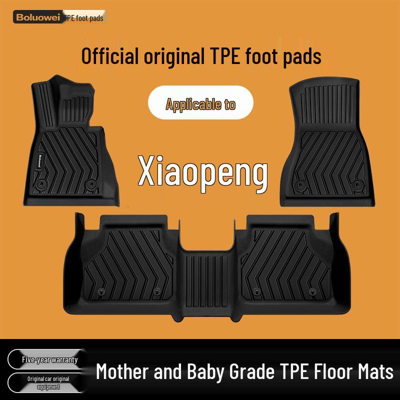 Xiaopeng G6/G7/P7+ TPE Car Floor Mats - Single/Double Layer Fit