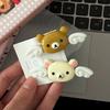 Kawaii Rilakkuma Aniołek Spinka do Włosów Kreskówkowy Skrzydlaty Mały Miś Spinka do Grzywki Boczne Spinki do Włosów Akcesoria do Włosów