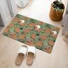 Cartoon Cute Capibala Floor Mat Household Short Pile Carpet Bathroom Non-slip Mat Capybara Animal Bedroom Mat