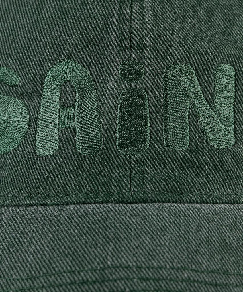 Wig Saint Damaged Pigment Ball Cap - Green