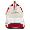 Skechers Kids Fashion Versatile Comfortable Toe Protection Non-Slip Kick-Resistant Rebound Low-Top Walking Shoes Baby Shoes Beige Red 80588N-NTRD