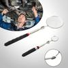 Foldable Telescopic Round Mirror Auto Repair Tool with Long Handle 32mm/82mm Inspection Mirror for Technicians Mechanics