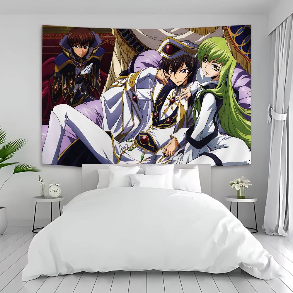 Code Geass Cartoon Anime Cartoon Tapestry Art Science Fiction Room Home Decor Wall Hanging Home Decor