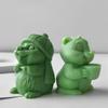 Easy Releasing Silicone Mold Crafting Groundhog Statues Moulds Candle Silicone Molds Suitable for Various Materials