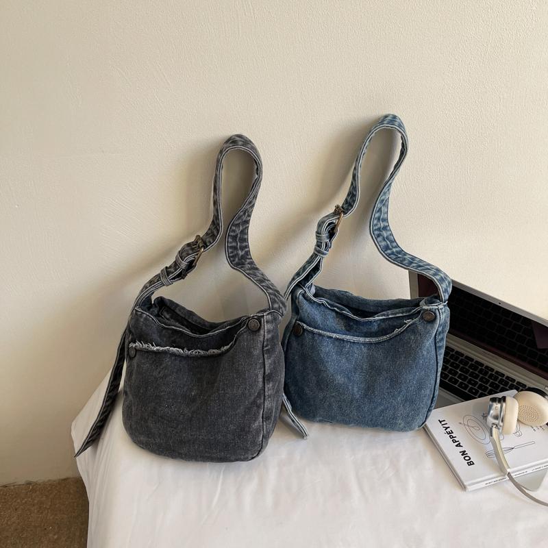 Denim Bag Women's Crossbody Bag Commuter Large Capacity Shoulder Bag