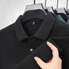 Men's Polo Shirt High-end Long-sleeved Lapel T-shirt Men's Spring Casual Business Men's Clothes