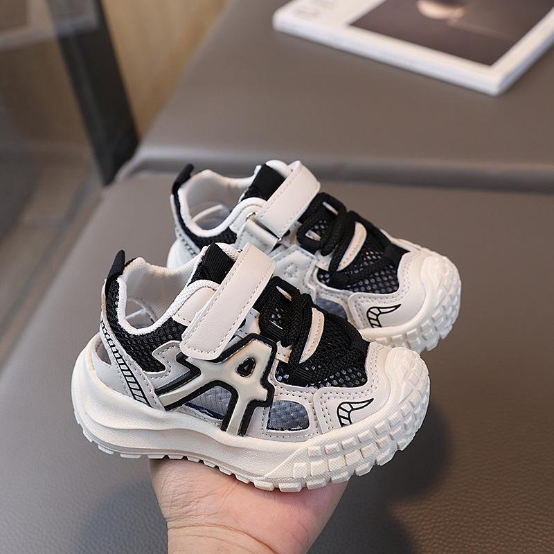 Children's sports shoes, new summer models, boys' sandals, mesh breathable shoes for toddlers, girls' breathable soft-soled dad shoes