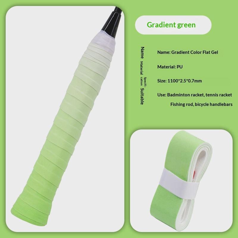 Non-slip Gradient Color Sport Racket Overgrip Sweat Absorbent Durable Grip Tape for Tennis Badminton Training