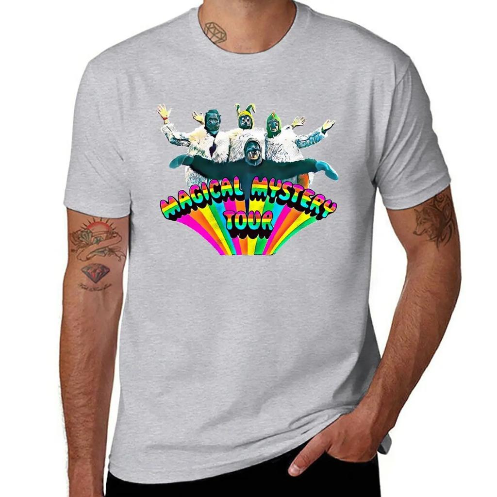 Magical Mystery Tour Album Cover Colored T-Shirt sublime blacks Short sleeve tee men