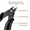 Mini Flush Side Snips - 1/2Pcs Electrical Wire Cable Cutter, Metal Nose Cutting Pliers Convenient Tool