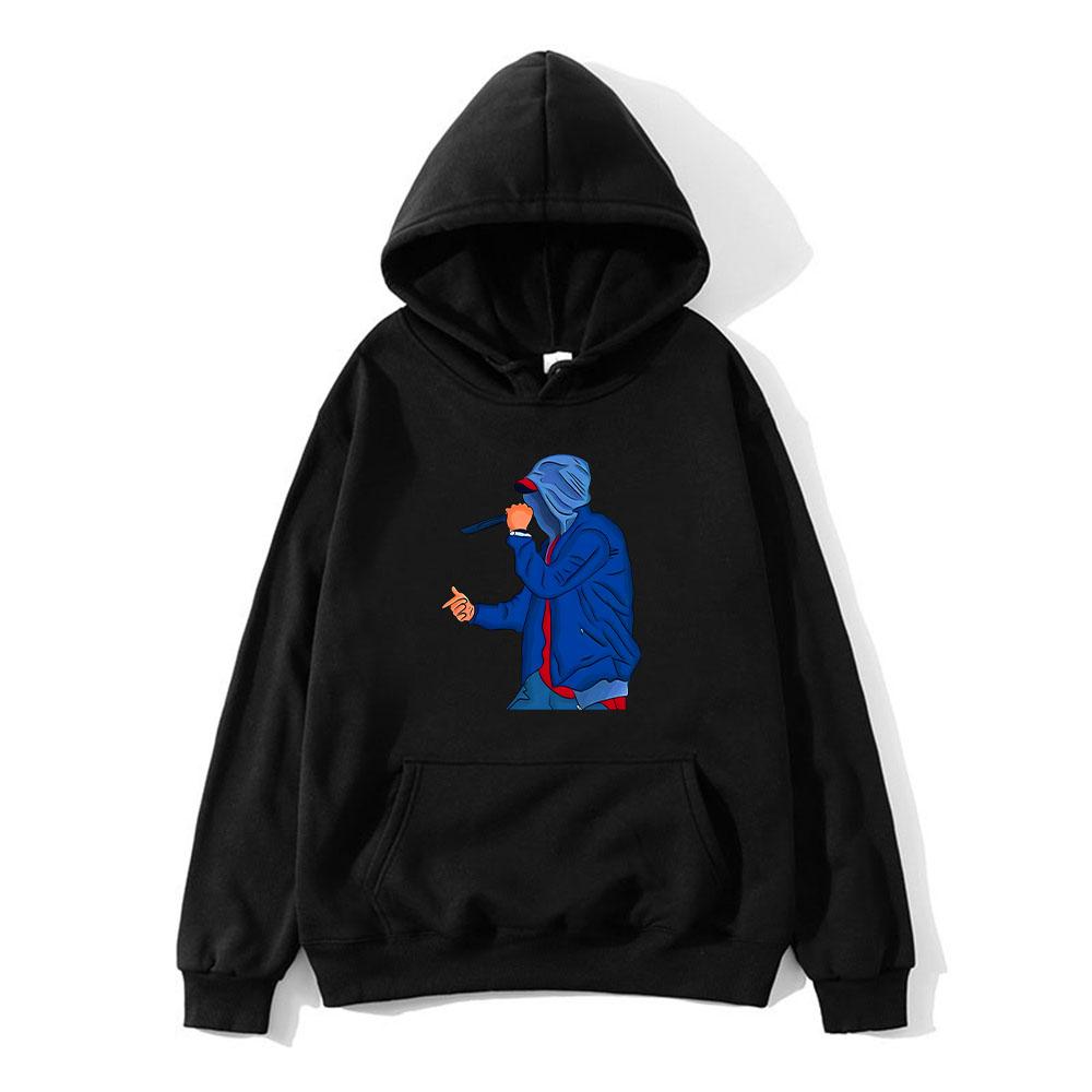 Eminem Hoodie  for Autumn Fashion Grunge Sweatshirt Funko Pop Fleece Graphic Printing Clothing Ropa Hombre Long Sleeve