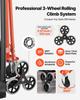 3 in 1 Industrial Convertible Stair Climbing Cart, 350 kg Max Load, Folding Hand Truck Dolly with Handle & Wheels, Stair Climbing Utility Trolley for