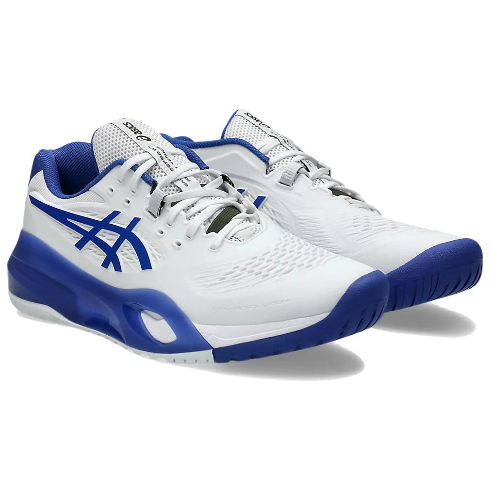 Asics Gel-Resolution X Versatile Comfortable Durable Support Low-Top Tennis Shoes Men sneaker White Blue 1041A481-101
