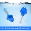 10/20pcs Beer Tap Brush, Beer Faucet Cleaning Plug Brush Cap for Home Brew Draft Beer Tap
