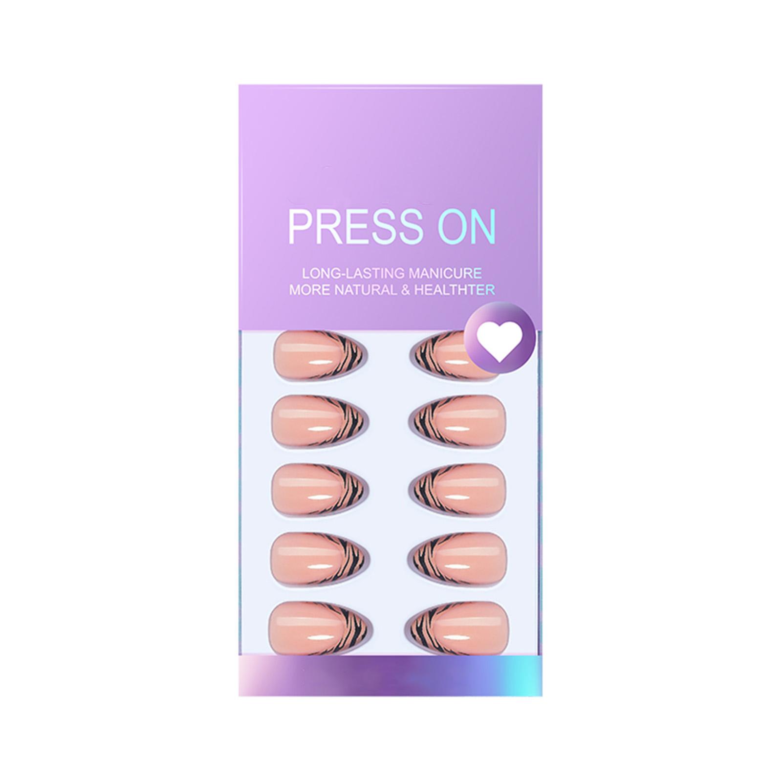 Wearable Nail Extensions, Minimalist French Manicure, Wearable Nail Extensions розовый