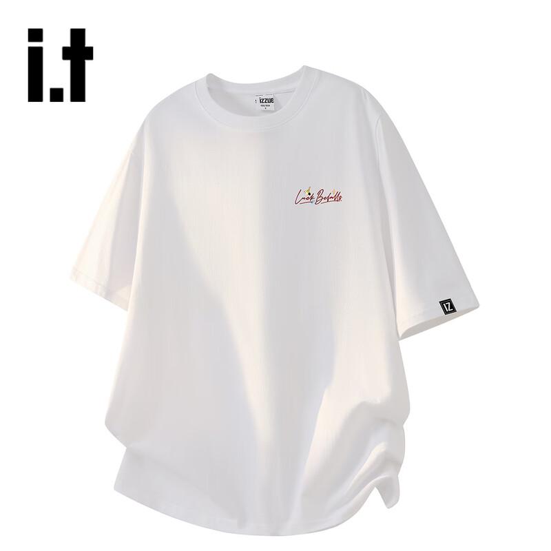 Izzue Unisex Cotton Letter Print T-Shirt 2XL
