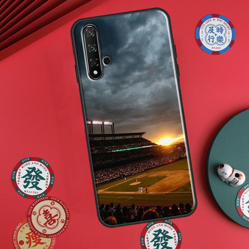 Baseball For Huawei P60 Pro P30 P40 Lite Nova Y61 Y91 Y90 Y70 Y60 Y72 12s 12i 11i 7i 8i 9 10 SE Case