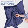 Magical Tech 72g Folding 87cm Easy by Solid and 55cm Navy Blue Ultra-Lightweight Umbrella, Large, Diameter, Open/Close Hand, Color, Men's Women's,