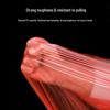 ZISIZ Disposable Red Round Tablecloth with Elastic Band