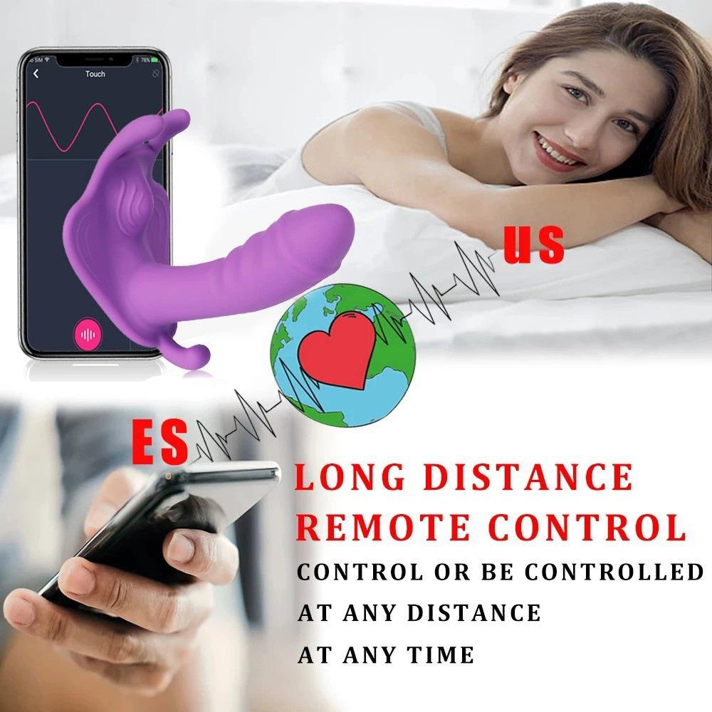 Wireless Multi-Frequency Butterfly Vibrator - Women's Popular Style