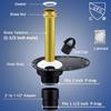 Freestanding Tub Drain set With Brass Tailpiece Complete Freestanding Bathtub Drain for Quick & Mess Frees  Installation