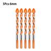 Premium Carbide Triangle Drill Bits for Glass Tile and Ceramic Set of 5
