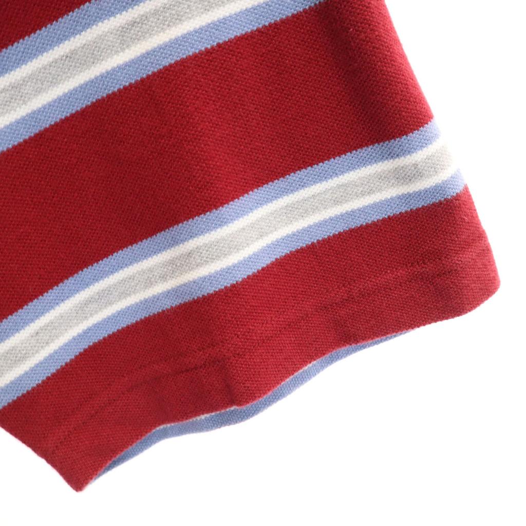 EDDIE BAUER Polohemd mit Bordürenmuster, Kurzarm, L, Piquéstoff, Herren, Gebraucht