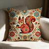 Natural Animal Flower Prints Pillow Case Linen Pillow Covers Cover For Couch Living Room Bench Patio Floor Linen Home Decor